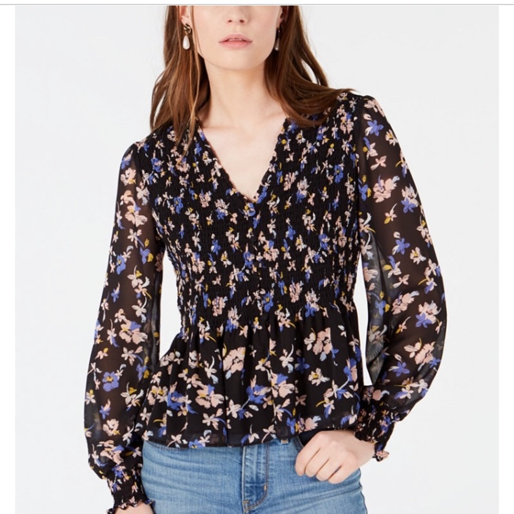 🆕 Bar III Funky rouched peplum